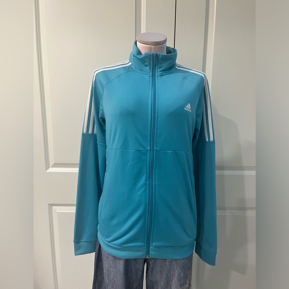 Adidas Women's Teal Bomber Jacket size M